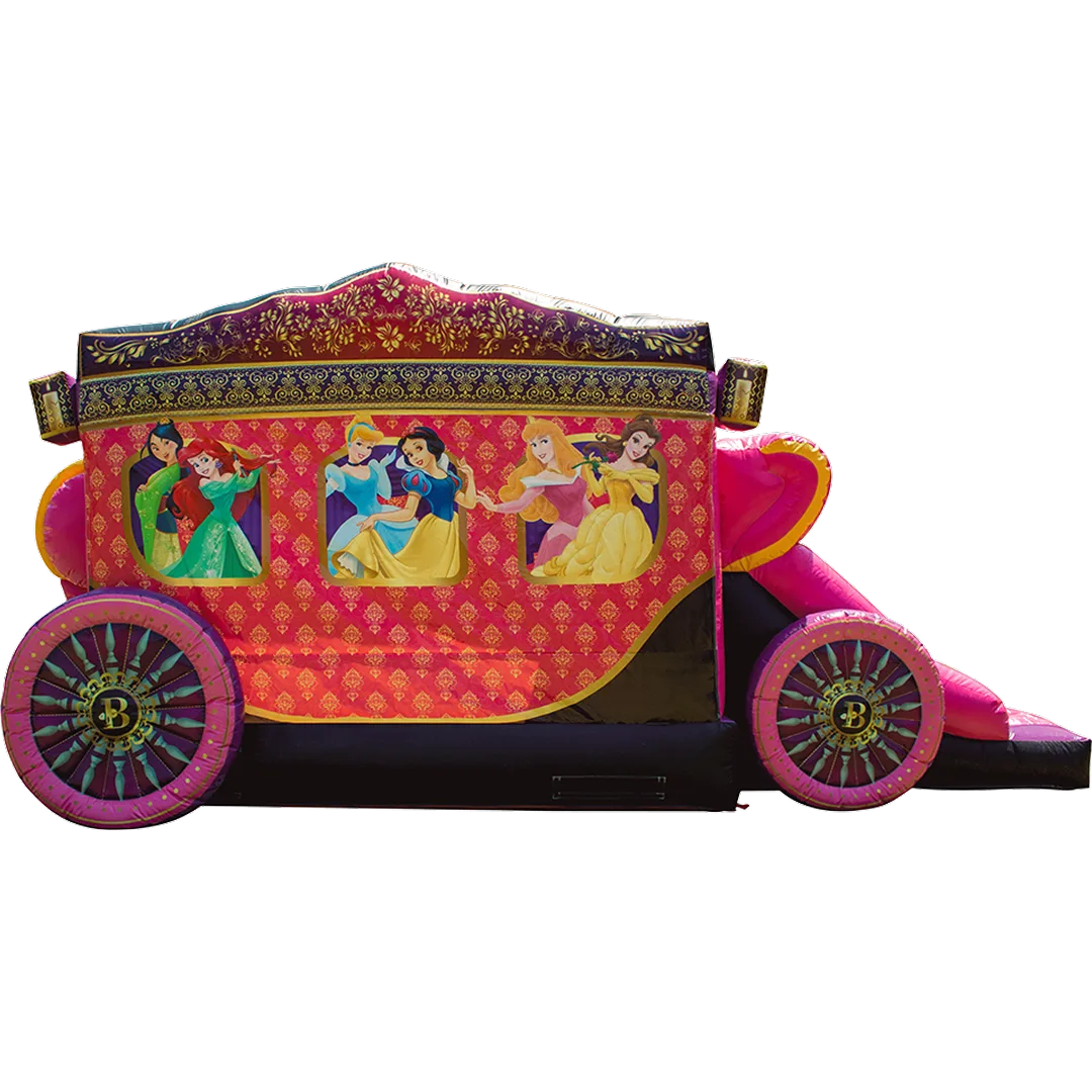 Carruaje de Princesas 7x4 — Galería 3 | Brincolines Bambinos Guadalajara