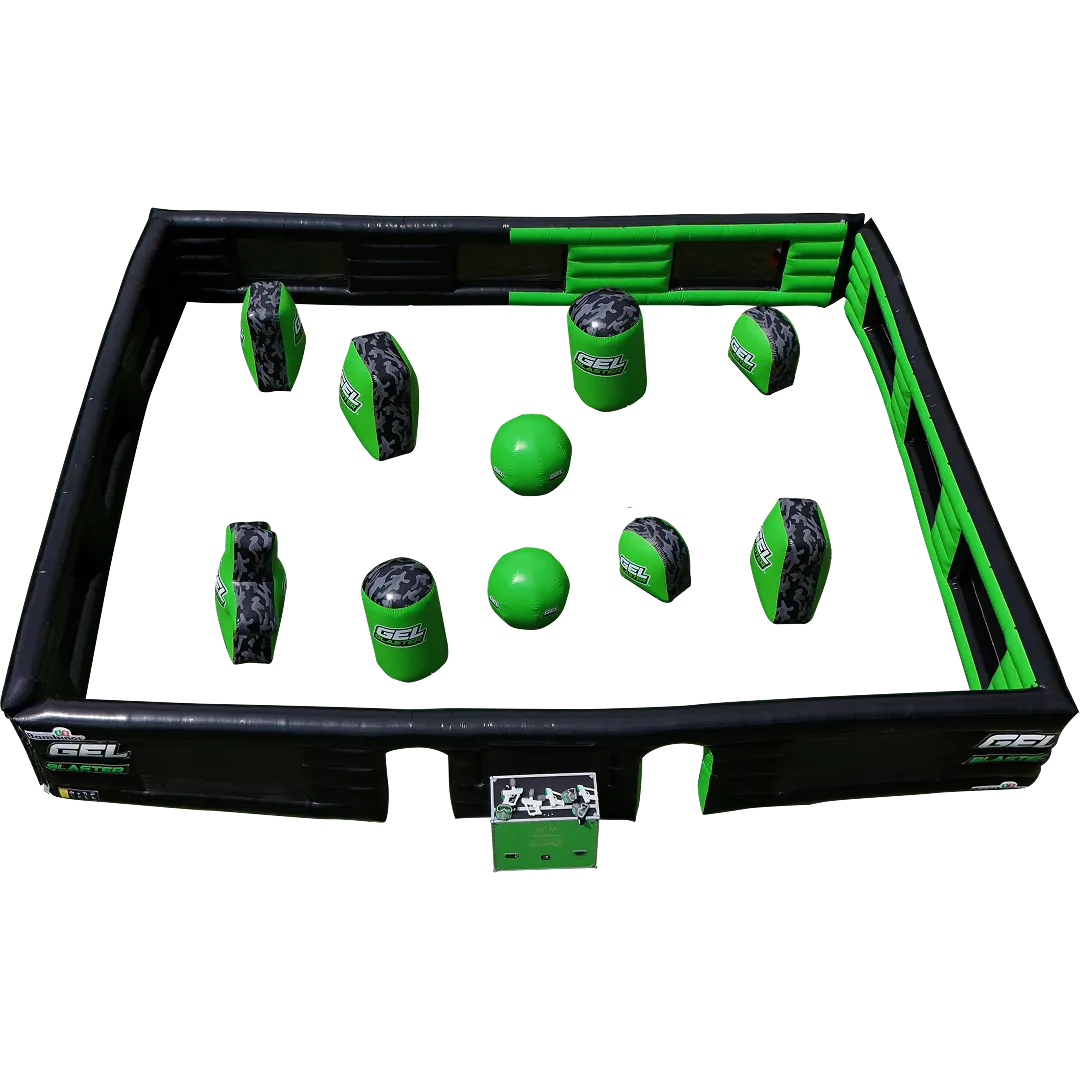 Nano Zone Blaster 10x12 — Renta en Guadalajara | Brincolines Bambinos