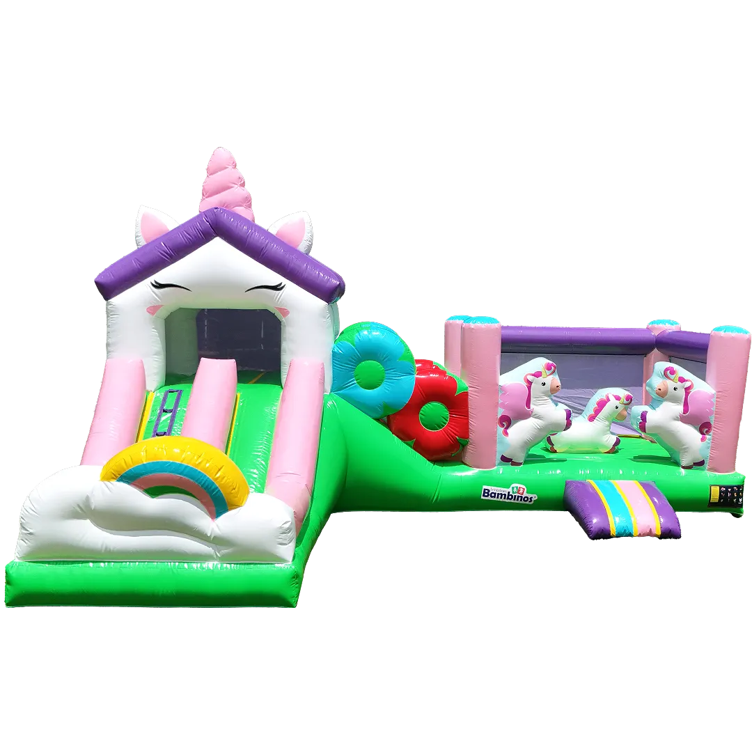 Unicornio Play House — Renta en Guadalajara | Brincolines Bambinos